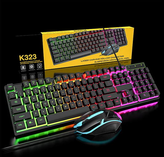 Lovely Charm Mouse and Key Combo Set